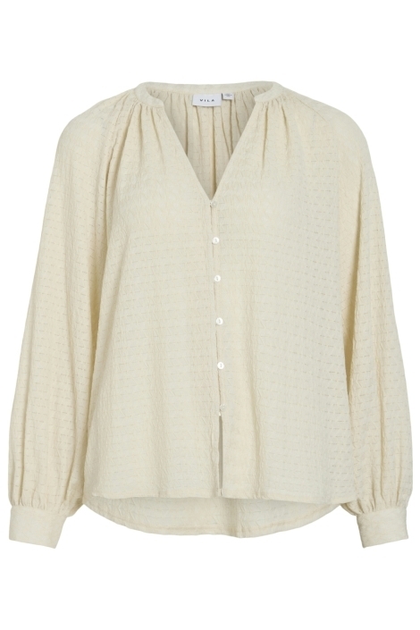 Vila vibabera v-neck l/s shirt